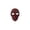 Red, variant on MInHoues Halloween Skull Mask , Creepy Skeleton Face for Halloween Party, Cosplay Accessories, Scary Horror Props and Stage Costumes Decor, Silver
