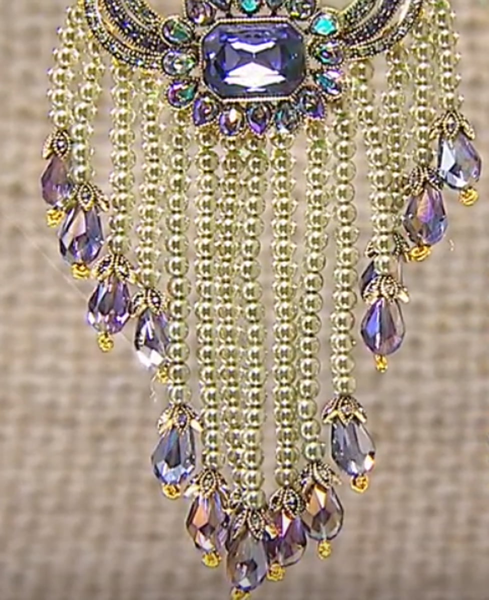 Heidi Daus Swarovski Crystal Multi-Strand Necklace ~ Say it with Style