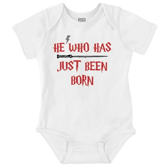 He Who Has Just Been Born Wizard Bodysuit Jumper Boys Infant Baby Brisco Brands NB