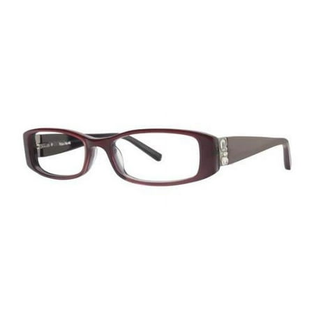 VERA WANG Eyeglasses V355 Burgundy 51MM
