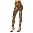 thumbnail image 4 of Women's Leopard Print Ankle Leggings w/5 inch waistband, 4 of 4
