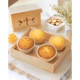 thumbnail image 4 of (20 pack) Mini Kraft Cupcake Liners for Baking Cup Cake Paper Cup Set, 4 of 8