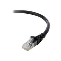 Belkin 10G - Patch cable - RJ-45 (M) to RJ-45 (M) - 10 ft - CAT 6a - molded, snagless, stranded - black