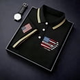 thumbnail image 2 of WERYOUNG Short Sleeve Patriotic Shirts Red White Blue Graphic Collared Shirt USA Fourth Of July Celebration Button Down Shirts Comfortable Top L, 2 of 5