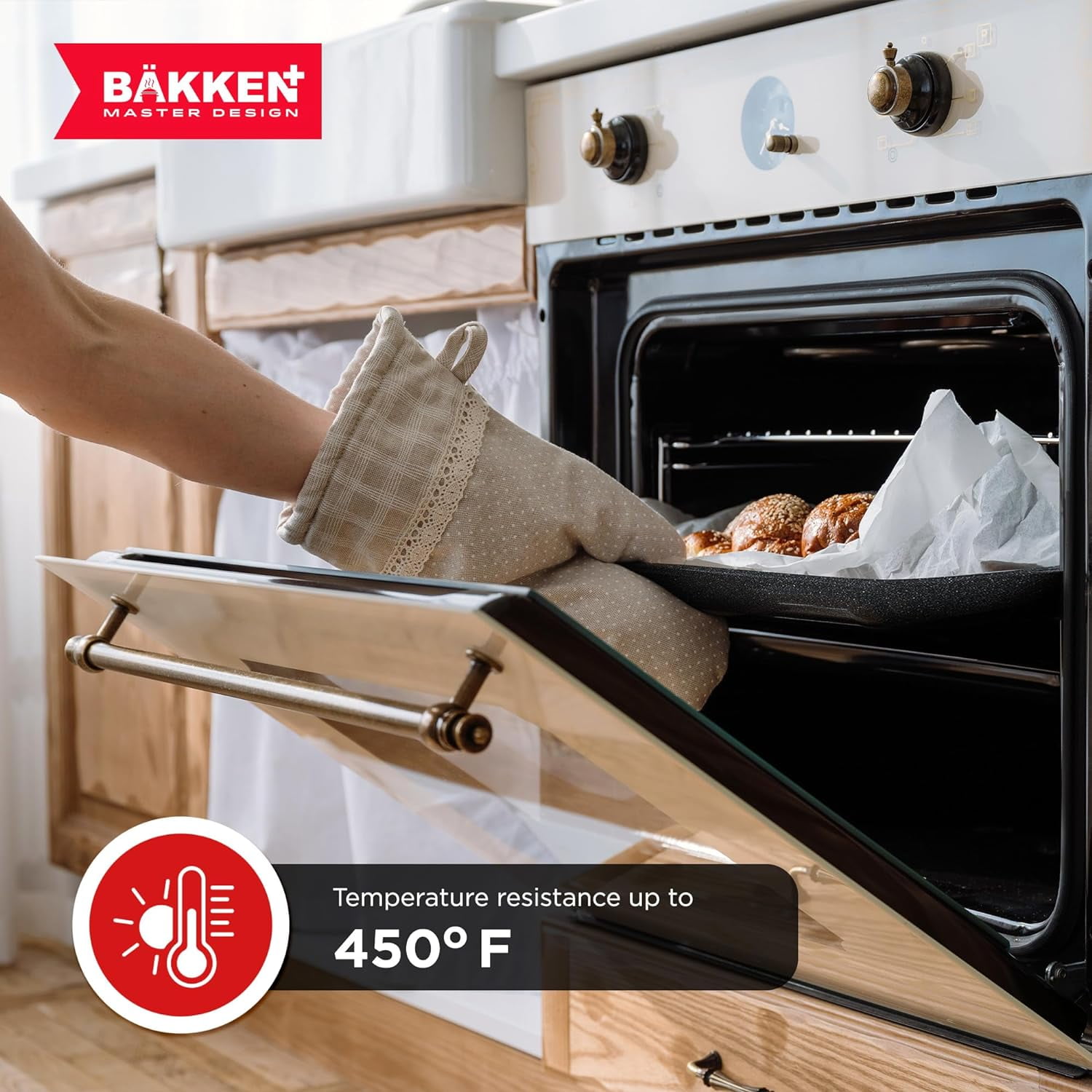 Bakken- Swiss Kitchen Baking Pan Set - Nonstick Gray Coating, Commercial Grade Carbon Steel, Baking Kitchen Essentials, Oven Safe Tray (Up To 450° F), Set of 6