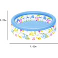 thumbnail image 5 of Piscine Gonflable Ocean Life Fant Pool Pataugeoire Bleue, 1.02X23cm, 5 of 5