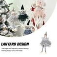 thumbnail image 2 of Muñecos de Ángel de Navidad Advancent Gris Adorno Colgante Decoración para el Hogar, 2 of 6