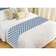 thumbnail image 1 of Camino de Cama ABPHQTO Geométrico Repetible Azul Blanco 50x241 cm, 1 of 1
