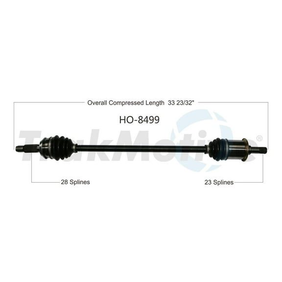 CV Axle Shaft Fits select: 2010-2011 HONDA ACCORD CROSSTOUR, 2012-2015 HONDA CROSSTOUR