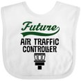 thumbnail image 3 of Inktastic Air Traffic Controller Childs Boys or Girls Baby Bib, 3 of 4