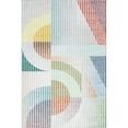thumbnail image 4 of nuLOOM Erikka SpinClean Abstract Striped Kids Machine Washable Area Rug, 8' x 10', Erikka Multicolor, 4 of 6