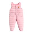 thumbnail image 2 of Baywell Infant Toddler Onesie Snowsuit Sleeveless Cotton Romper Winter Bodysuit Coat Zipper Button Down Warm Jumpsuit Outerwear for Boys Girls 6M-4T, 2 of 7