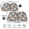 thumbnail image 3 of Honeii Llamas Print Car Sunshade for Windshield,Car Cover Sunshade Protector,Foldable Front Window Sun Visor,Fits Cars, SUVs, Trucks, 3 of 6