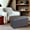 Slate Gray, variant on LEDREM Folding Storage Ottoman Bench, 30-Inch Synthetic Leather Seat with 660 lb Load Capacity, Thick Foam Padding, Multi-Use Footrest Chest, Brown