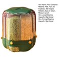 thumbnail image 2 of LCXmlly Boîte de Riz Conteneur de Riz Rotation à 360 Degrés Couvercle Amovible Grande Capacité Preuve Claire 6 Compartiments Haricots Riz Orge Grain, 2 of 8