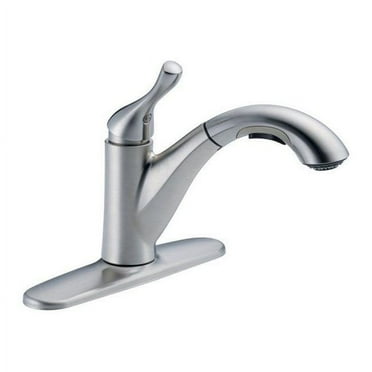 16953-SS-DST Single Handle Pull Out Kitchen Faucet
