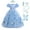 Dress and Accessorie, variant on MAVLLY Princess Cinderella Dresses for Girls Halloween Party Cosplay Long Evening Costume Toddler Puffy Sleeve Blue Fancy Outfit 3-12 Years