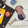 thumbnail image 3 of Portable Organizer Independence Day Fashion Anti Drop Glasses Bag Sunglasses Storage Bag, 3 of 6