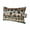 Brown, variant on Blue Dog Paw Print Outdoor Pillows for Chaise Lounge Chair Beach Headrest Pillow Set of 2 Waterproof Lumbar Pillows with Insert Vintage Farmhouse Rustic Wooden Grain Pillow for Patio Pool 12"x20"