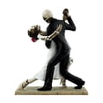 thumbnail image 2 of YTC Skeleton Face Wedding Couple in Dancing Position Statue Figurine, 2 of 2
