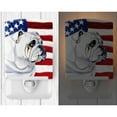 thumbnail image 2 of Caroline's Treasures LH9019CNL Flag with English Bulldog Ceramic Night Light, 6x4x3", multicolor, 2 of 2
