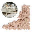 thumbnail image 1 of 4 Uds de apliques de tallada para muebles Perfecl Aplique tallado en madera 12x12CM, 1 of 8