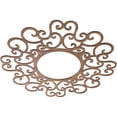 thumbnail image 2 of 40"OD x 15 1/4"ID x 3/8"T Reims Wood Fretwork Pierced Ceiling Medallion, Walnut, 2 of 3