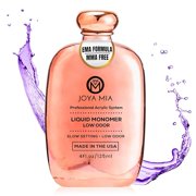 Low Odor Odorless Liquid Monomer Clean odorless acrylic monomer By JOYA MIA For Acrylic Powder EMA formula, MMA Free, All seasons Superior Adhesion Formula Purple Liquid (4oz)