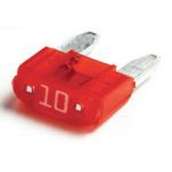 Mini Fusible Littelfuse Inc. Haute Performance Pack de Lame Rouge de 10 Ampères de 5 Standard de l'Industrie pour la Protection des Circuits