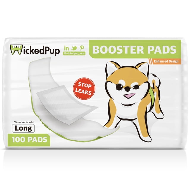 Forros desechables para pañales para perros, 100 unidades, WICKEDPUP