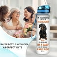 thumbnail image 3 of Personalized I'm Telling You I'm Not A Dachshund 32Oz Liter Motivational Water Bottle, Customized Name With Time Marker, Gifts For Dachshund From Women Dog Lovers Dachshund Lover On Birthday, 3 of 5