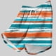 thumbnail image 4 of Mens Pantalones Cortos Cintura Elástica con Bolsillos Pantalones de Baño Seco Rápido Verano Playa Fondo Casual Multicolor, 4 of 5