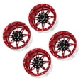 thumbnail image 2 of 8 Pedazos Llantas de Ruedas Parte de Reemplazo para a 1.9 Pulgadas, color rojo negro perfke Llantas Beadlock Wheels, 2 of 9