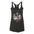 thumbnail image 2 of Wild Bobby Las Vegas Fan LV Fantasy Sports Women Tri-Blend Racerback Tank Top, Vintage Black, X-Large, 2 of 5