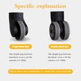 thumbnail image 6 of 8pcs Luggage Wheels Covers, Suitcase Wheel Covers, Luggage Wheel Protector, Waterproof, Noise Reducing Protectors for Carry-Ons, Universal Fit, Essential Travel Accessories, 6 of 8