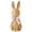 C, variant on Orangide Resin Easter Bunny Figurine With Rattan Effect And Bow For Garden Statue Spring Table Centerpieces Indoor Outdoor Patio Yard Decor 8 In