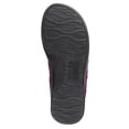 thumbnail image 4 of Roxoni Womens Terry Multicolor Striped Slide Slipper Burgundy, 4 of 4