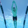 thumbnail image 4 of baleaf Men's Swimsuit Swim Jammers Athletic Swimwear for Lap Swimming Black/Red X-Large, 4 of 7