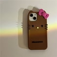 thumbnail image 3 of Simple Hello Kitty Soft Phone Case For iPhone  13 14 15 16 17 /Pro/Pro Max, 3 of 9