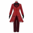 thumbnail image 4 of Hazbin Cosplay Hotel Alastor uniforme Cosplay disfraz hombres mujeres disfraz de Halloween conjunto completo, 4 of 5