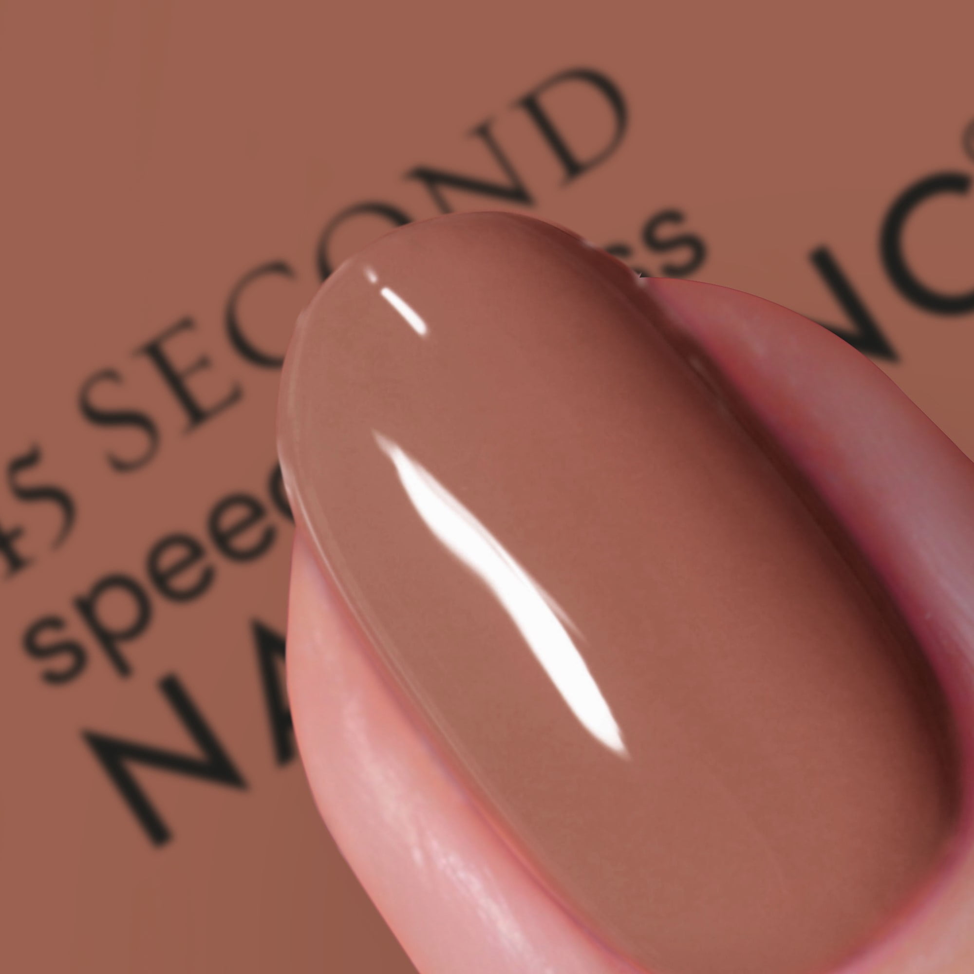 Nails.INC Quick Drying Nail Polish, Cate, Brown Tan, 0.47 fl oz