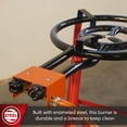thumbnail image 4 of MAGEFESA 16-Inch Reinforced Enameled Steel Paella Pan Burner, Compatible with Paella Pans up to 15 Inches, Tripod Not Included, 4 of 5