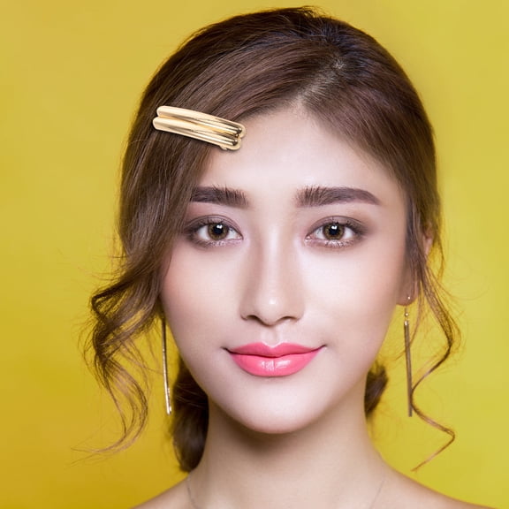 WRITWAA French Clips For Hair Hair Barrettes Silver Metal 1Pcs Minimalist Design For Women Everyday Wear