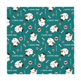 thumbnail image 6 of Wukai Love Dog Waterproof Tablecloth for Kitchen Dining, Fits Square Tables for 2-4 Seats -54"x54", 6 of 7