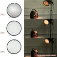 thumbnail image 4 of 7" Standard Reflector Diffuser Lamp Shade Dish With 10 30 50  Grid For  Mount Studio Strobe Flash Light Speedlite, 4 of 7