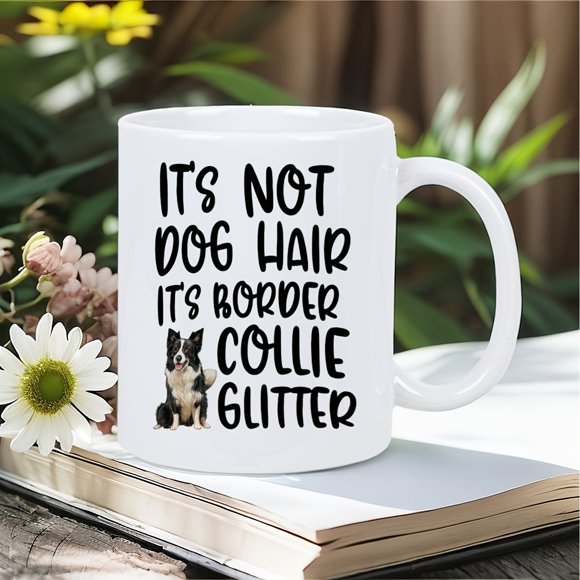 Stylish Border Collie Mug A Perfect Blend of Fun And Flair for Your Daily Cuppa Ceramic- Printed Novelty Mug Dishwasher Safe Useor As a Gift for Others