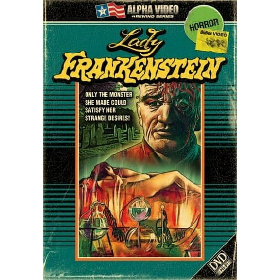 Lady Frankenstein (Alpha Video Rewind Series) (DVD), Alpha Video, Horror