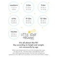 thumbnail image 5 of Little Star Organic Baby Boy Bodysuit & One-Piece, 0-3 Months, 100% Cotton, 2 Pack, 5 of 5
