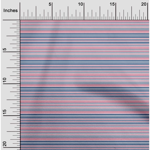 oneOone Organic Cotton Poplin Twill Fabric Texture Stripe Printed Craft Fabric BTY 42 Inch Wide