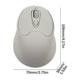 thumbnail image 3 of Hwkond Wireless Mouse Mode Wireless Mouse 2.4G+BT5.2 Charging 4D Mute Rechargeable-mode Bluetooth Wireless Mouse Silent on Clearance, 3 of 5